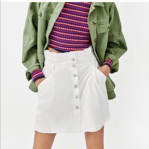Zara White Skirt NWT size S